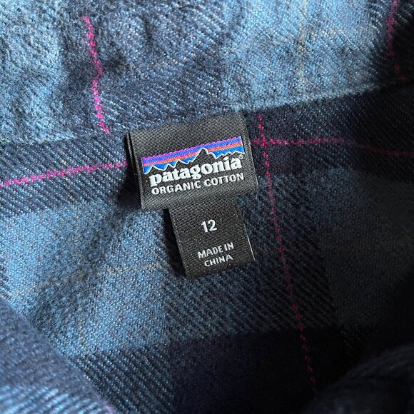 Patagonia twilight blue flannel 12 - Picture 2 of 10